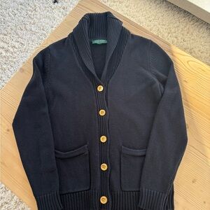 Ralph Lauren Women’s Black Cardigan Sweater Size XS